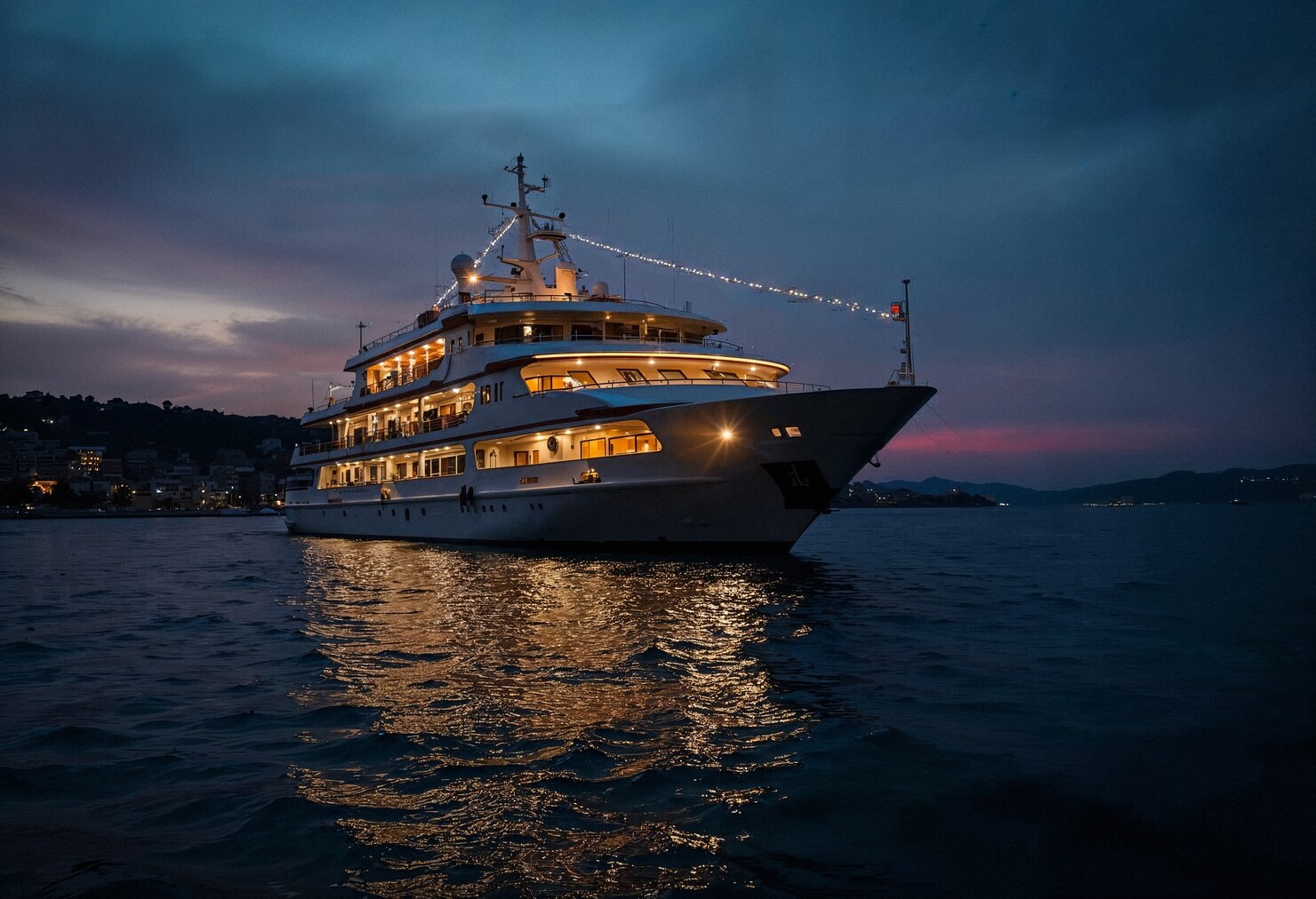 Luxury yacht